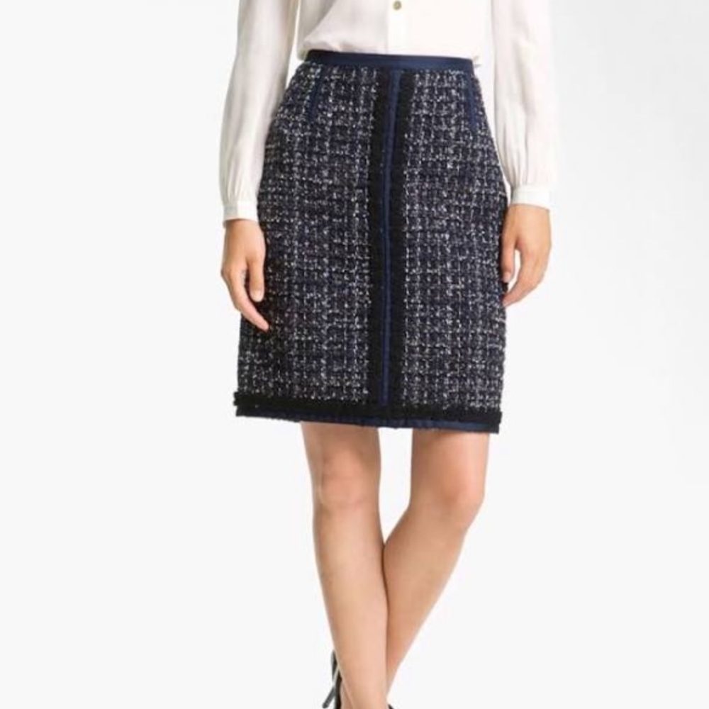 Tory Burch Tweed Skirt Size 12